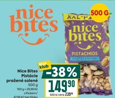 Pistácie pražené Nice Bites