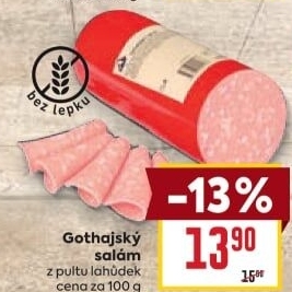 Salám Gothaj Kostelecké uzeniny