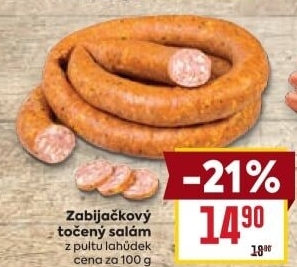 Salám zabijačkový točený
