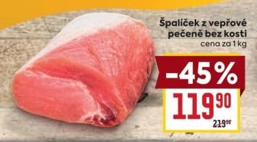 Špalíček z vepřové pečeně bez kosti