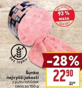 Šunka vepřová nejvyšší jakosti