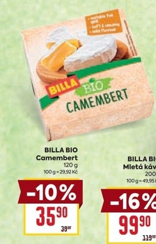 Sýr Camembert Bio Billa