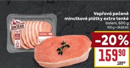 Vepřová pečeně bez kosti Vocílka