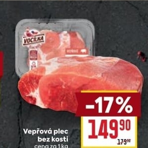 Vepřová plec bez kosti Vocílka