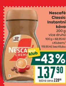 Instantní káva Nescafé Classic