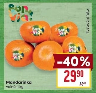 Mandarinky Billa Bonvia