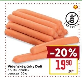 Párky vídeňské Deli