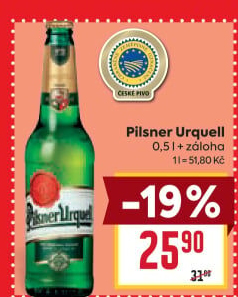 Pivo Pilsner Urquell