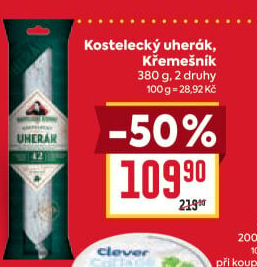 Salám Uherák kostelecký Kostelecké uzeniny
