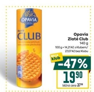 Sušenky Zlaté Club Opavia