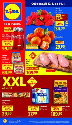 akční leták Lidl 12.1.2026-14.1.2026