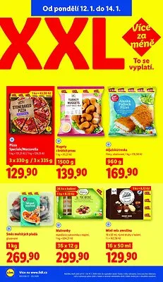 akční leták Lidl 12.1.2026-14.1.2026