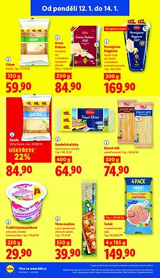 akční leták Lidl 12.1.2026-14.1.2026