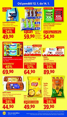 akční leták Lidl 12.1.2026-14.1.2026