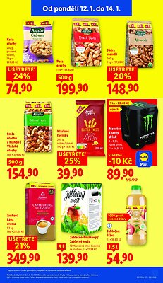 akční leták Lidl 12.1.2026-14.1.2026