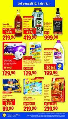 akční leták Lidl 12.1.2026-14.1.2026