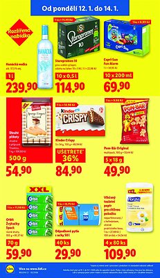 akční leták Lidl 12.1.2026-14.1.2026