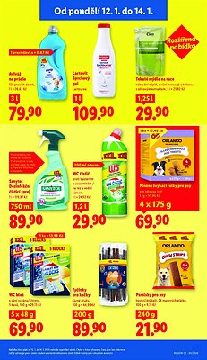 akční leták Lidl 12.1.2026-14.1.2026
