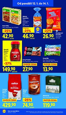 akční leták Lidl 12.1.2026-14.1.2026