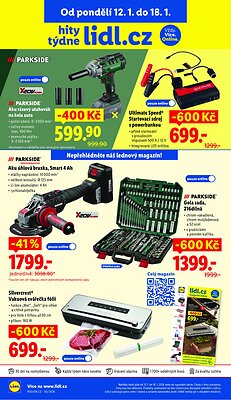 akční leták Lidl 12.1.2026-14.1.2026