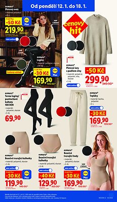 akční leták Lidl 12.1.2026-14.1.2026