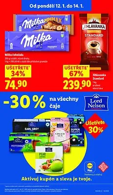 akční leták Lidl 12.1.2026-14.1.2026