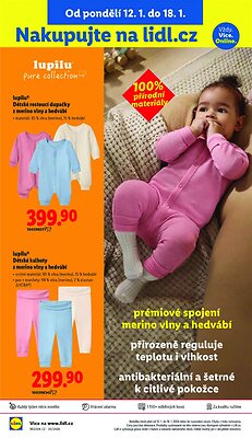 akční leták Lidl 12.1.2026-14.1.2026