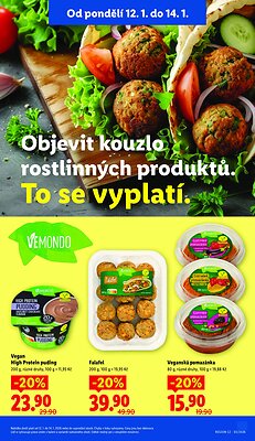 akční leták Lidl 12.1.2026-14.1.2026