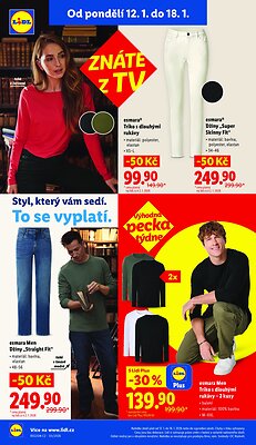 akční leták Lidl 12.1.2026-18.1.2026