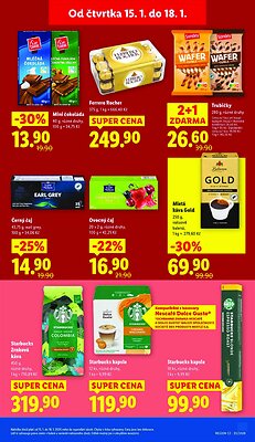 akční leták Lidl 15.1.2026-18.1.2026