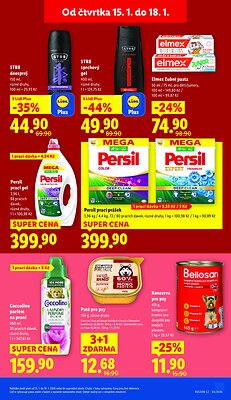 akční leták Lidl 15.1.2026-18.1.2026