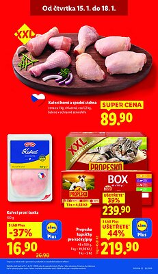 akční leták Lidl 15.1.2026-18.1.2026