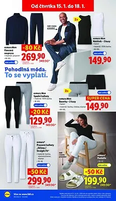 akční leták Lidl 15.1.2026-18.1.2026