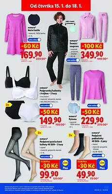 akční leták Lidl 15.1.2026-18.1.2026