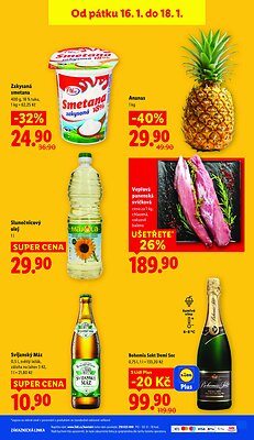 akční leták Lidl 15.1.2026-18.1.2026