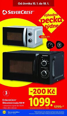 akční leták Lidl 15.1.2026-18.1.2026