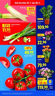 akční leták Lidl 15.1.2026-18.1.2026