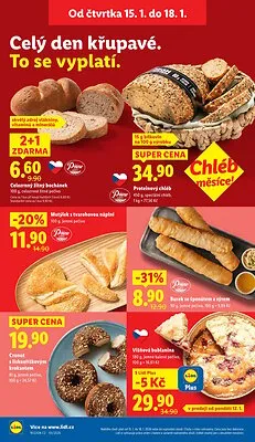 akční leták Lidl 15.1.2026-18.1.2026