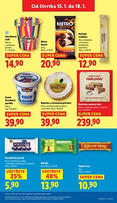 akční leták Lidl 15.1.2026-18.1.2026