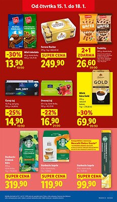akční leták Lidl 15.1.2026-18.1.2026