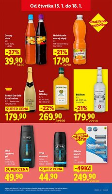 akční leták Lidl 15.1.2026-18.1.2026