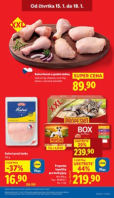 akční leták Lidl 15.1.2026-18.1.2026
