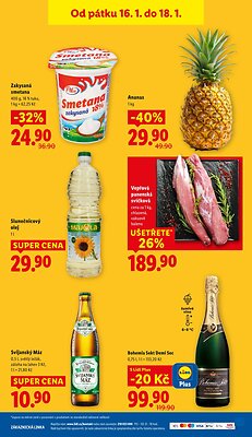 akční leták Lidl 15.1.2026-18.1.2026