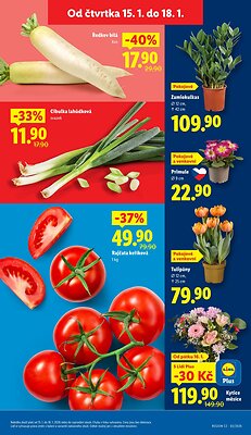 akční leták Lidl 15.1.2026-18.1.2026