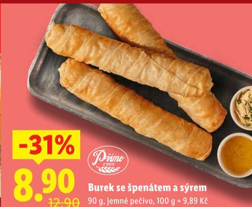 Burek se slanou náplní
