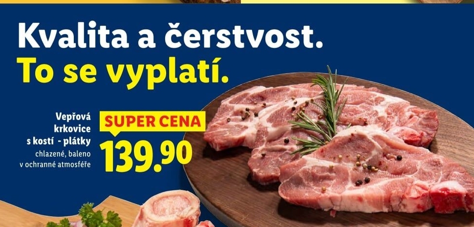 Vepřová krkovice s kostí