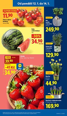 akční leták Lidl 12.1.2026-14.1.2026