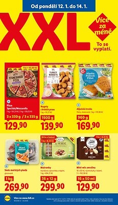 akční leták Lidl 12.1.2026-14.1.2026