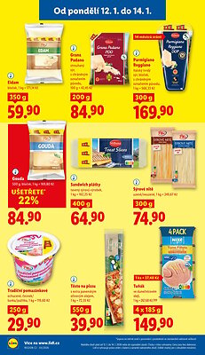 akční leták Lidl 12.1.2026-14.1.2026