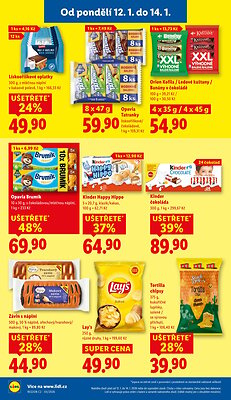 akční leták Lidl 12.1.2026-14.1.2026